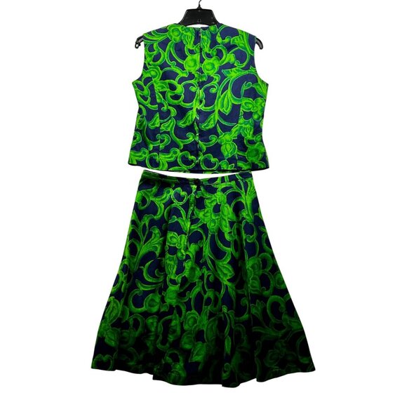 Rare 1960s Sorelle Fontana “La Bottega” Couture 2-Piece Set| Swiss-Made | Sz 14 - Picture 2 of 12